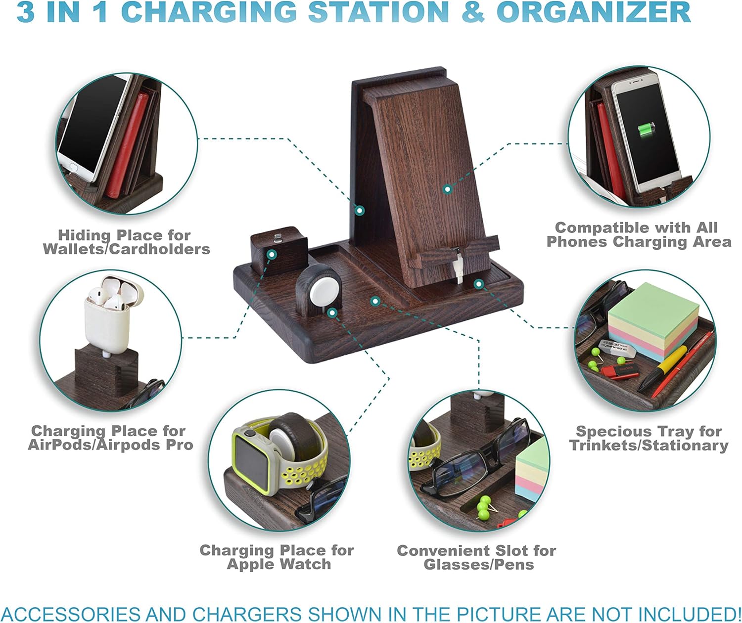 Get Discount Offer TESLYAR Wood Phone Docking Station Ash-Wood Key Holder Wallet Stand Watch Organizer Men Gift Husband Wife Anniversary Birthday Nightstand Graduation Male Gadgets Compatible with iPhone iWatch AirPods Best Seller TESLYAR Wood Phone Docking Station Ash-Wood Key Holder Wallet Stand Watch Organizer Men Gift Husband Wife Anniversary Birthday Nightstand Graduation Male Gadgets Compatible with iPhone iWatch AirPods