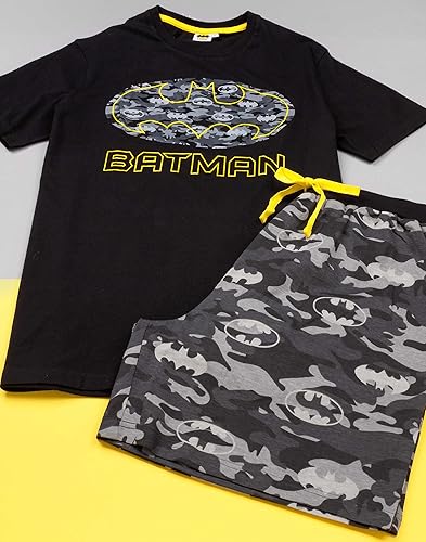 Miniatura 2 de DC Comics Pijamas de Batman Camo para hombre de pierna corta o larga