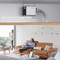 Vista 4 de Waykar 125 Pint Crawl Space Dehumidifier with Pump and Drain Hose for commercial, Basements, and Water Damage Unit for Spaces up to 6500 Square