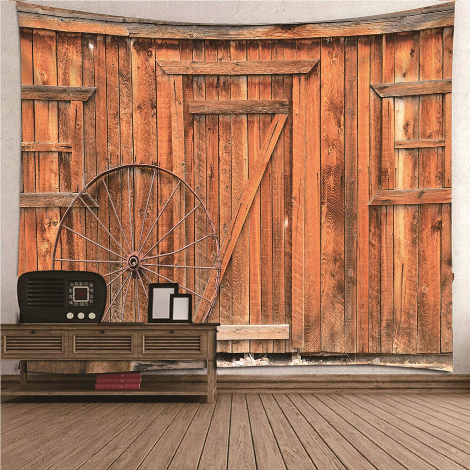 Tapiz de pared de poliéster lavable KnSam: estampado 3D nítido que ahorra tiempo en limpieza