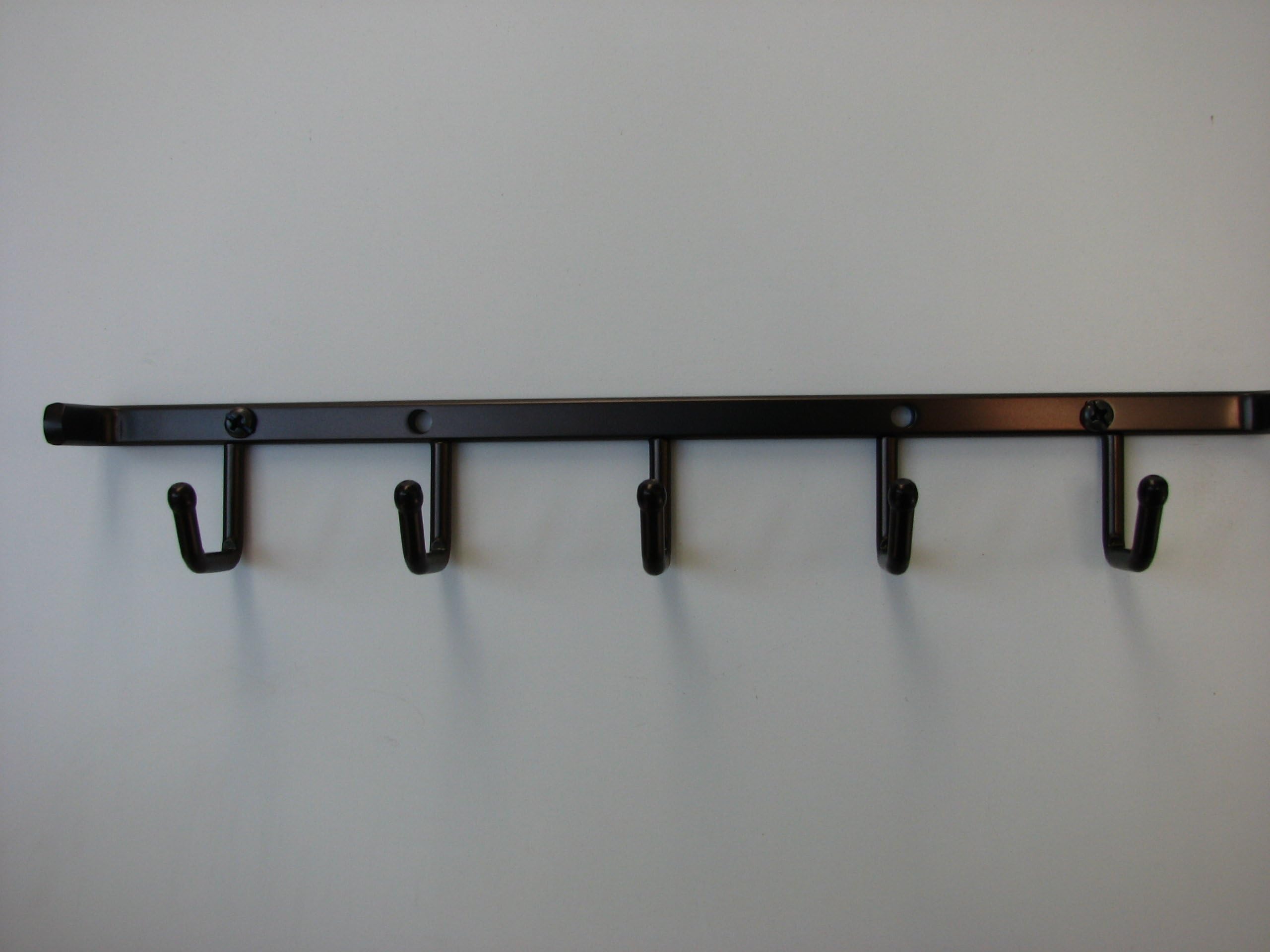 Wall Mount Stationary Belt Rack / Necklace Organizer, Oil Rubbed Bronze 12"