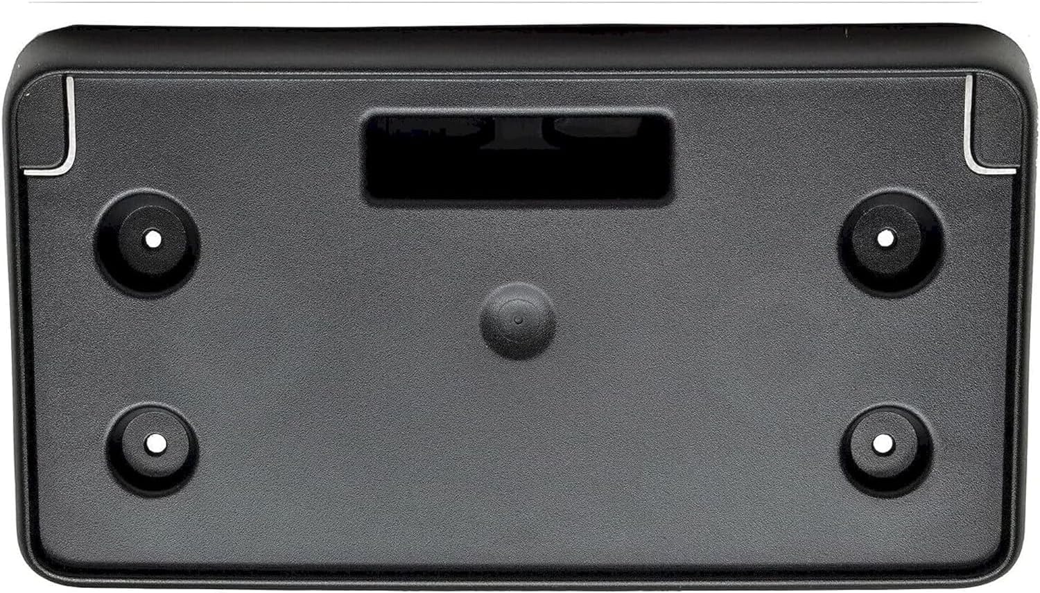 DAT AUTO PARTS Front License Plate Bumper Bracket Tag Holder Frame Cover Replacement for 2019-2023 Jeep Renegade Except Upland and TRAILHAWK Models Black Textured Plastic CH1068158 68440024AA