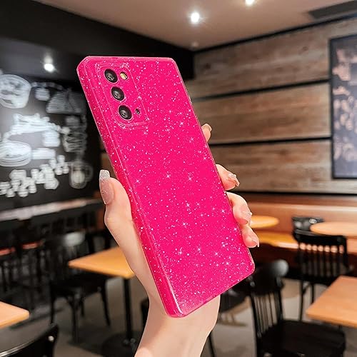 Miniatura 4 de MINSCOSE Compatible con Samsung Galaxy Note 20 5G Neon Funda para teléfono, bonita funda brillante de TPU delgada y a prueba de golpes para mujeres