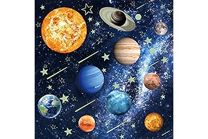 Glow in The Dark Stars and Planets: The Solar System's Celestial Wonders at Your Fingertips