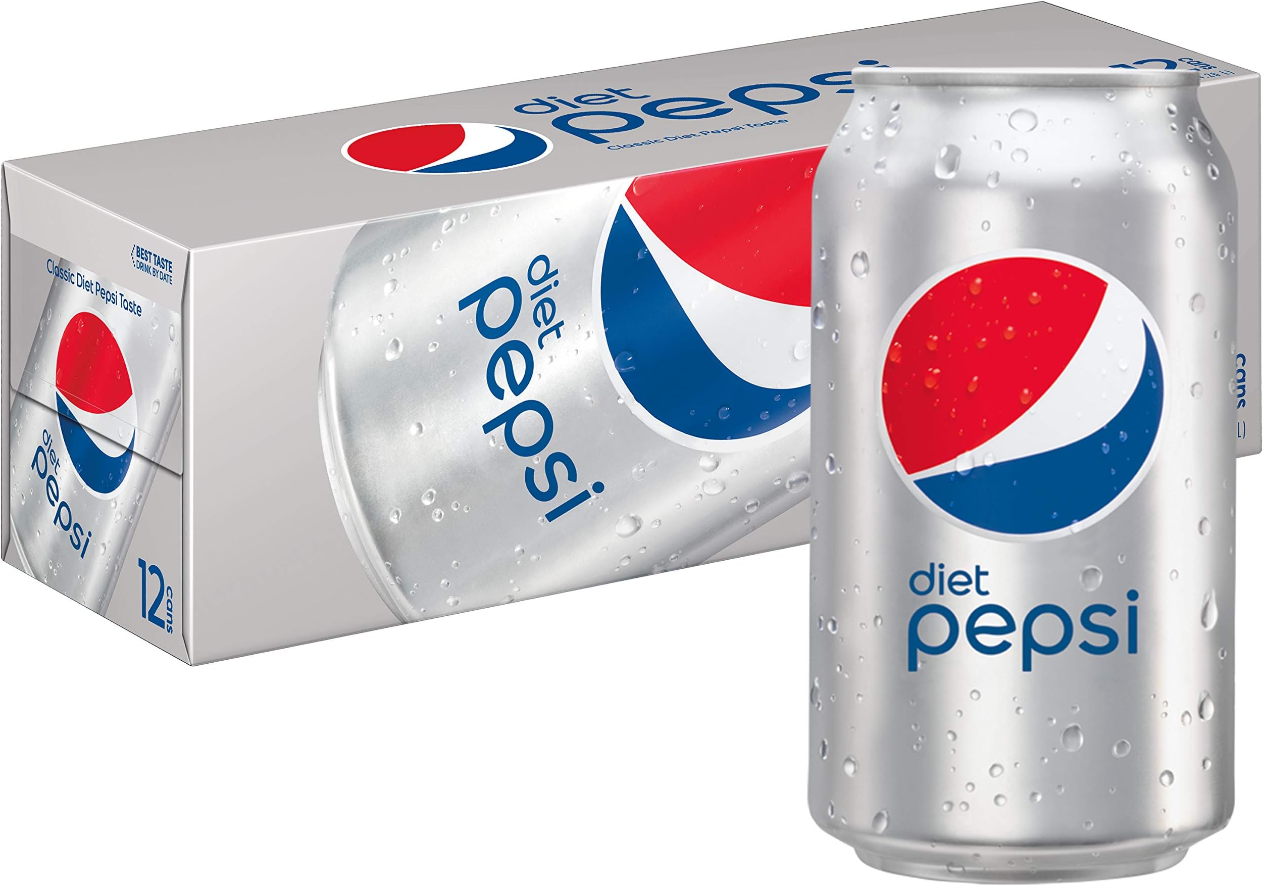 Diet Pepsi Cans, 12 FlOz, 12 Count