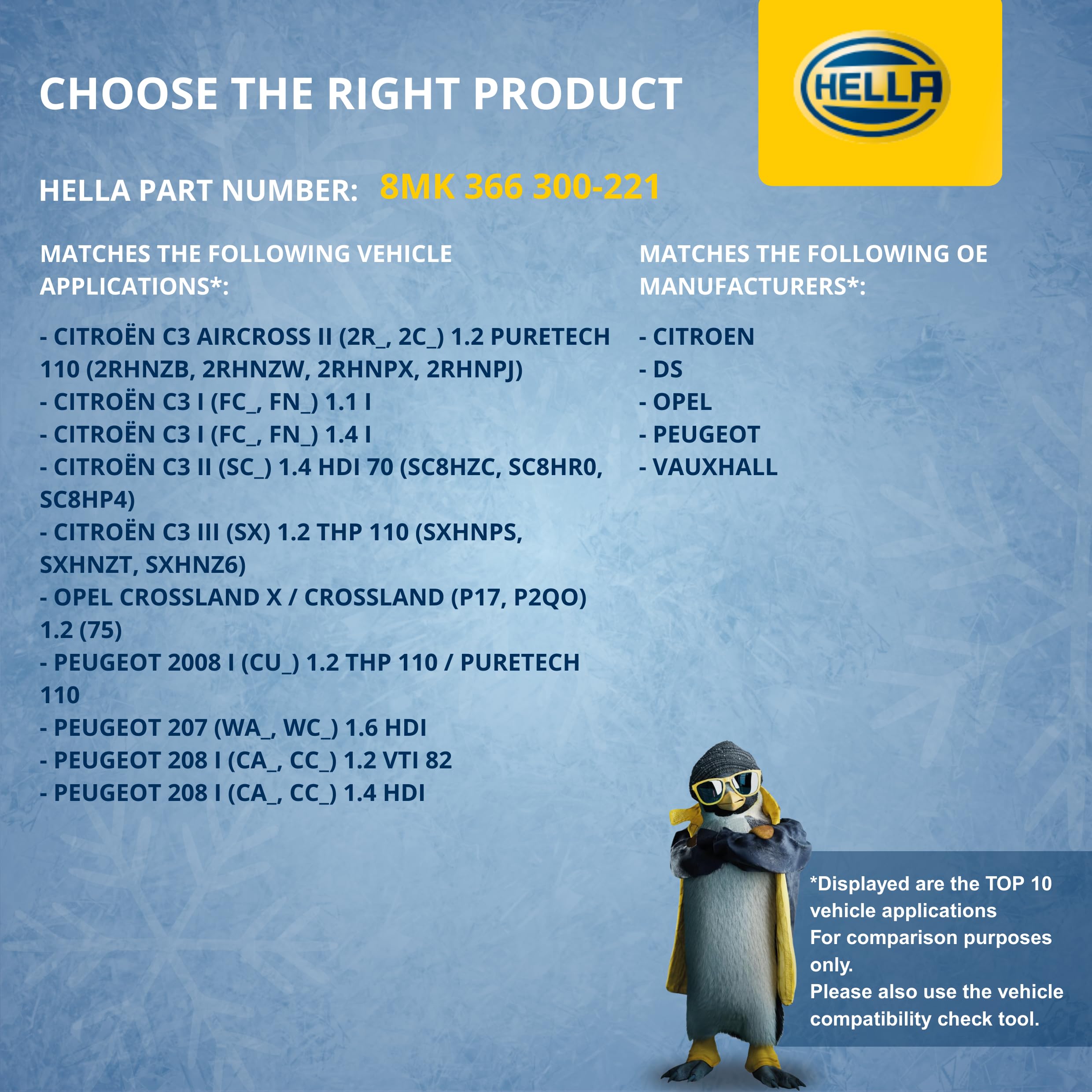 HELLA 8MK 366 300-221 Kühler, Motorkühlung - Kühlrippen gelötet