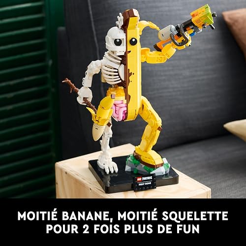 LEGO Fortnite Bananita Sbucciata - Kit di Modellismo per Adulti da Esposizione con Lancia-Vernice, Piccone e Supporto - Set di Costruzioni Fai Da Te da Collezione - Regalo per Gamer e Fan - 77072 - 3