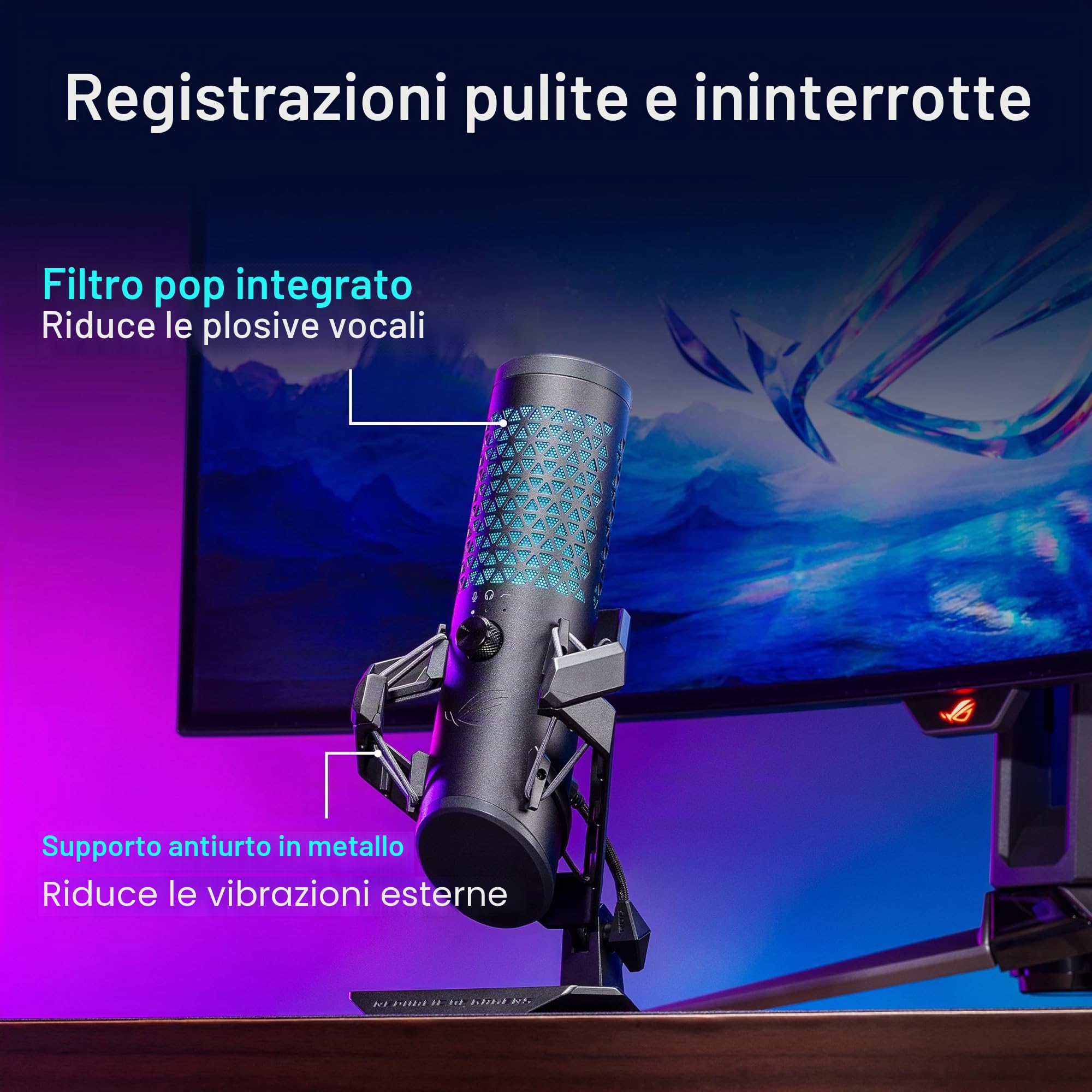ASUS - ROG Microphone Gaming ROG CARNYX