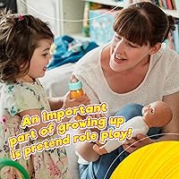 Vista 4 de Ja-Ru Biberones mágicos para muñecas de bebé, botella de leche y botella de jugo, accesorios para muñecas de bebé. Set con 2 botellas. 701-1