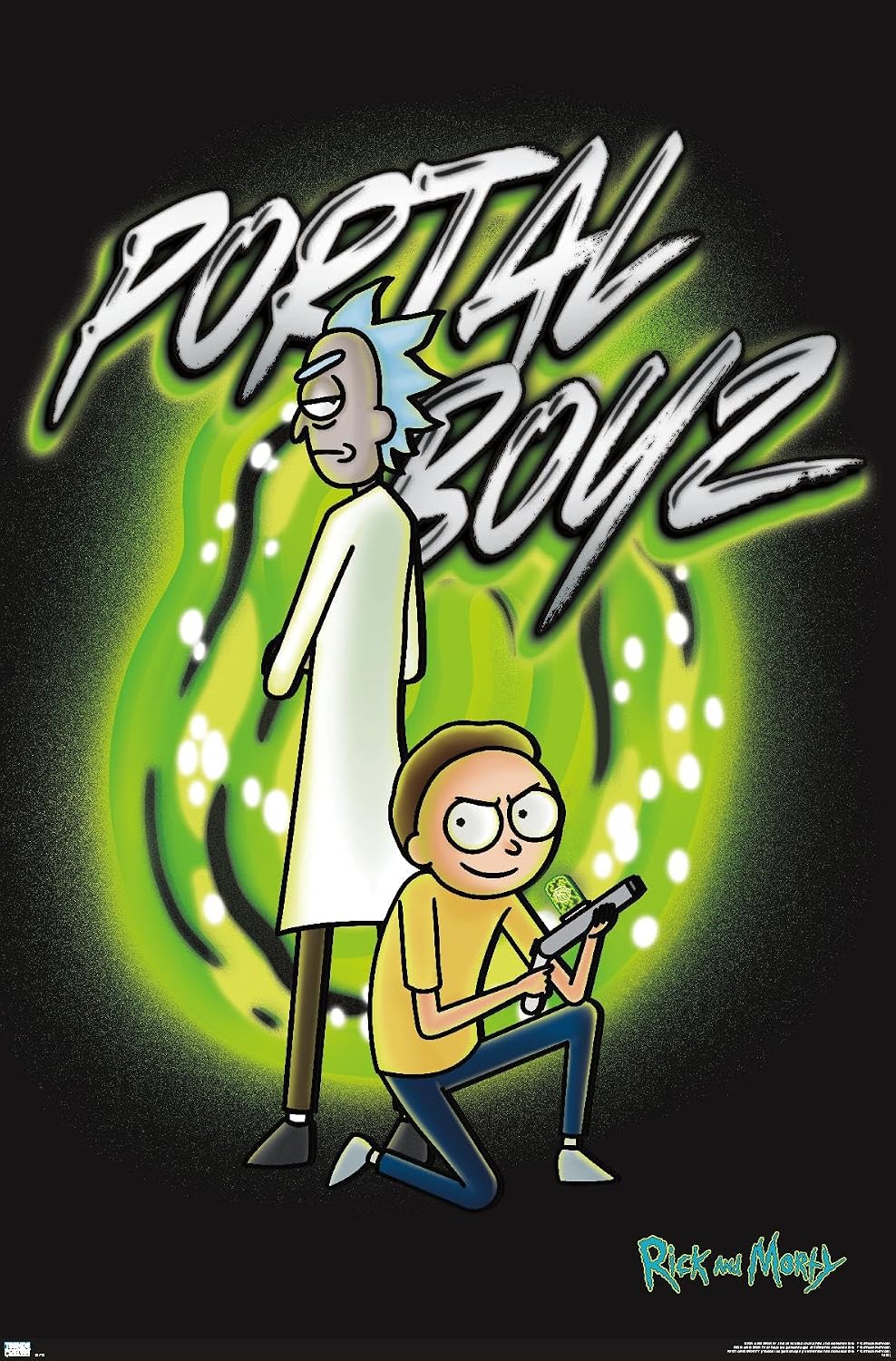 Trends International Rick And Morty Portal Boyz Wall — free download
