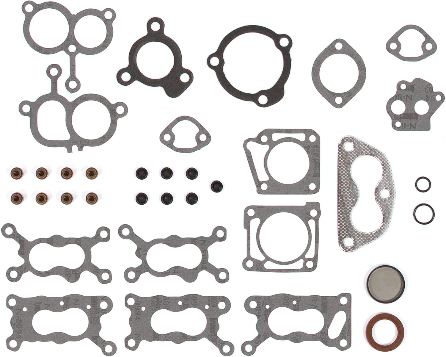 Evergreen Engine Rering Kit FSBRR6002 Compatible With 84-87 Mazda 626 Turbo B2000 2.0 SOHC FE FE-T Full Gasket Set, Standard Size Main Rod Bearings, Standard Size Piston Rings