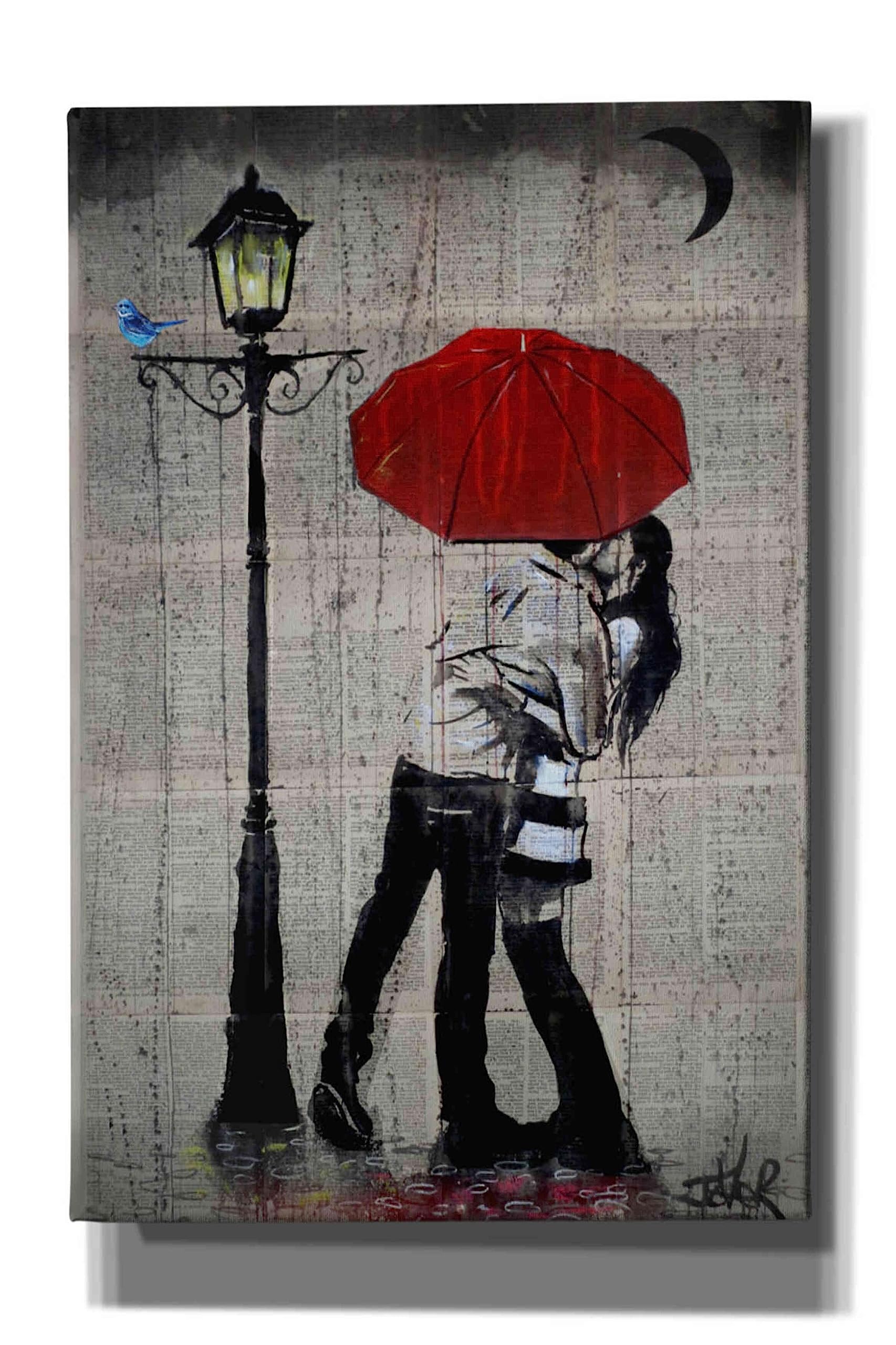Epic Graffiti 'Rainrain' by Loui Jover, Canvas Wall Art, 12"x18"