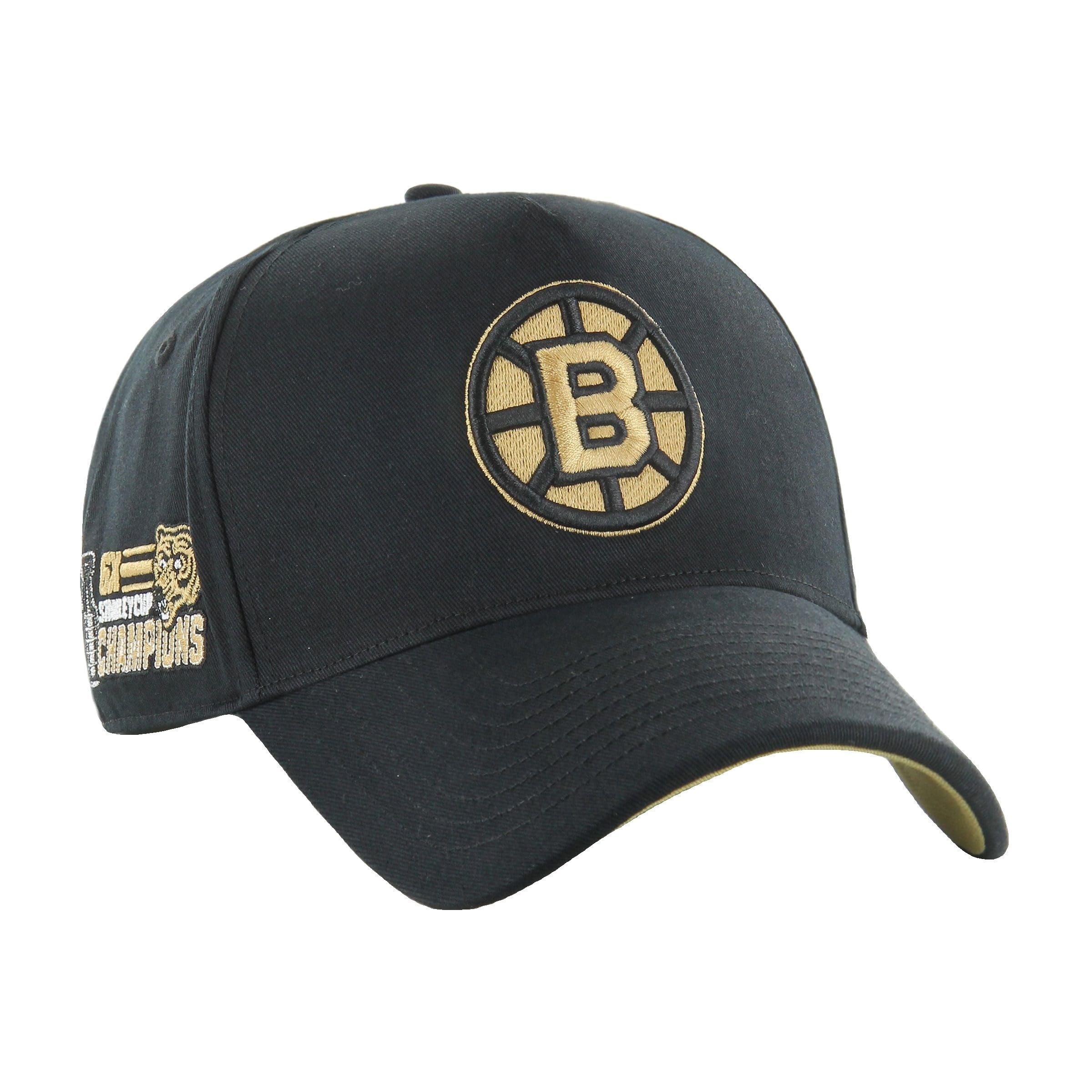 47 Brand Snapback Cap NHL Stanley Cup Boston Bruins Black