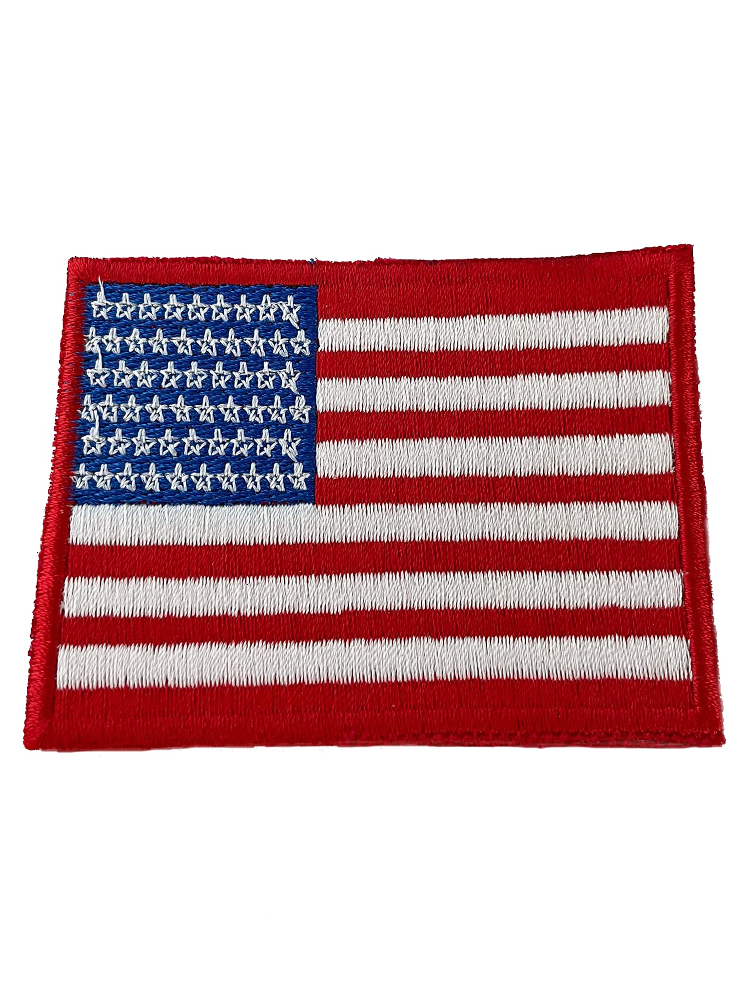 Embroidered Iron-on Patch for Clothing and Accessories.Easy to Wear.Sew-on Patch Ideal for Garments.Various Designs: Flags Nations, Symbols, Army., USA, One size