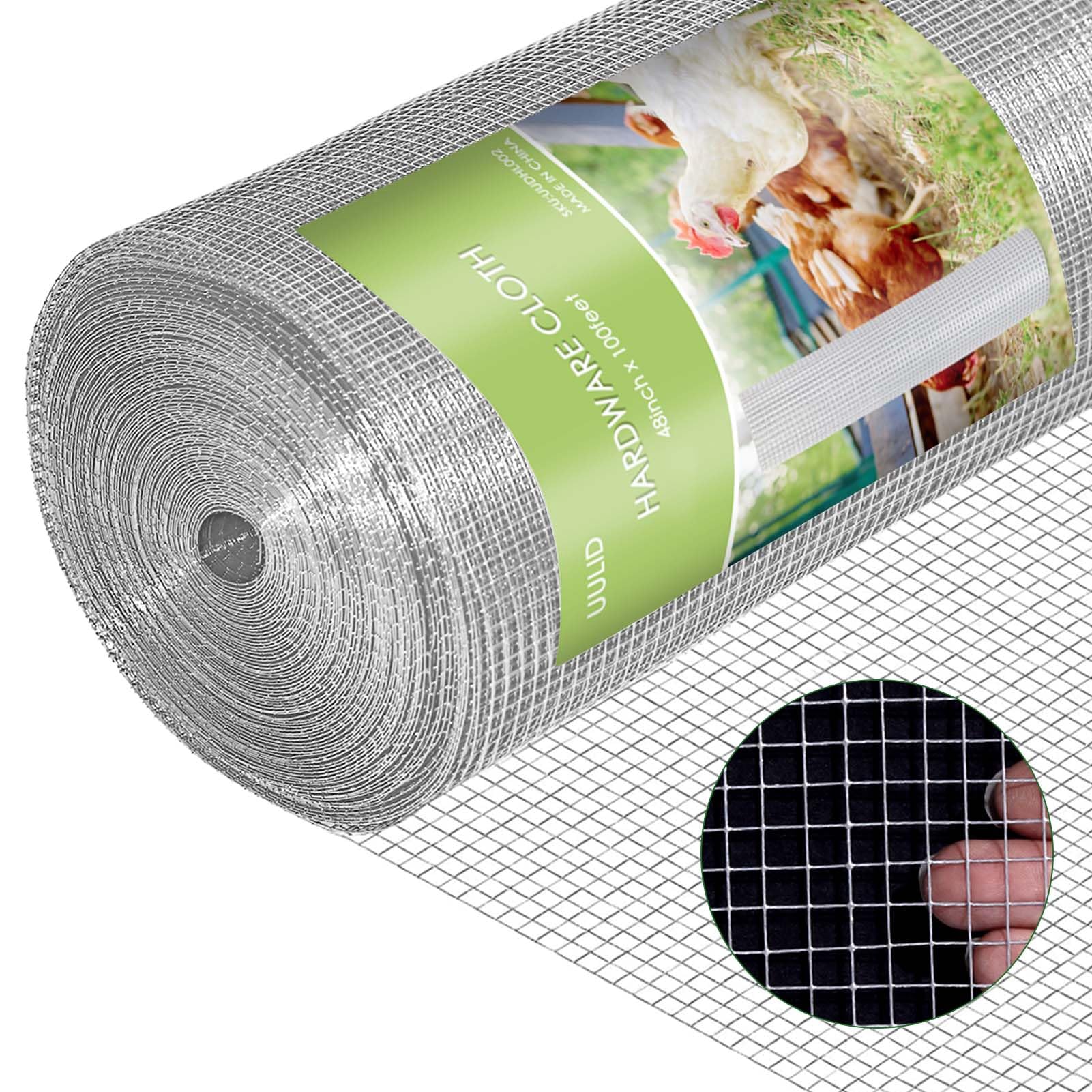 Hardware Cloth 1 2 Inch 48 x 100 ft 19 gauge Hot Dipped Galvanized After Welding Fence Wire