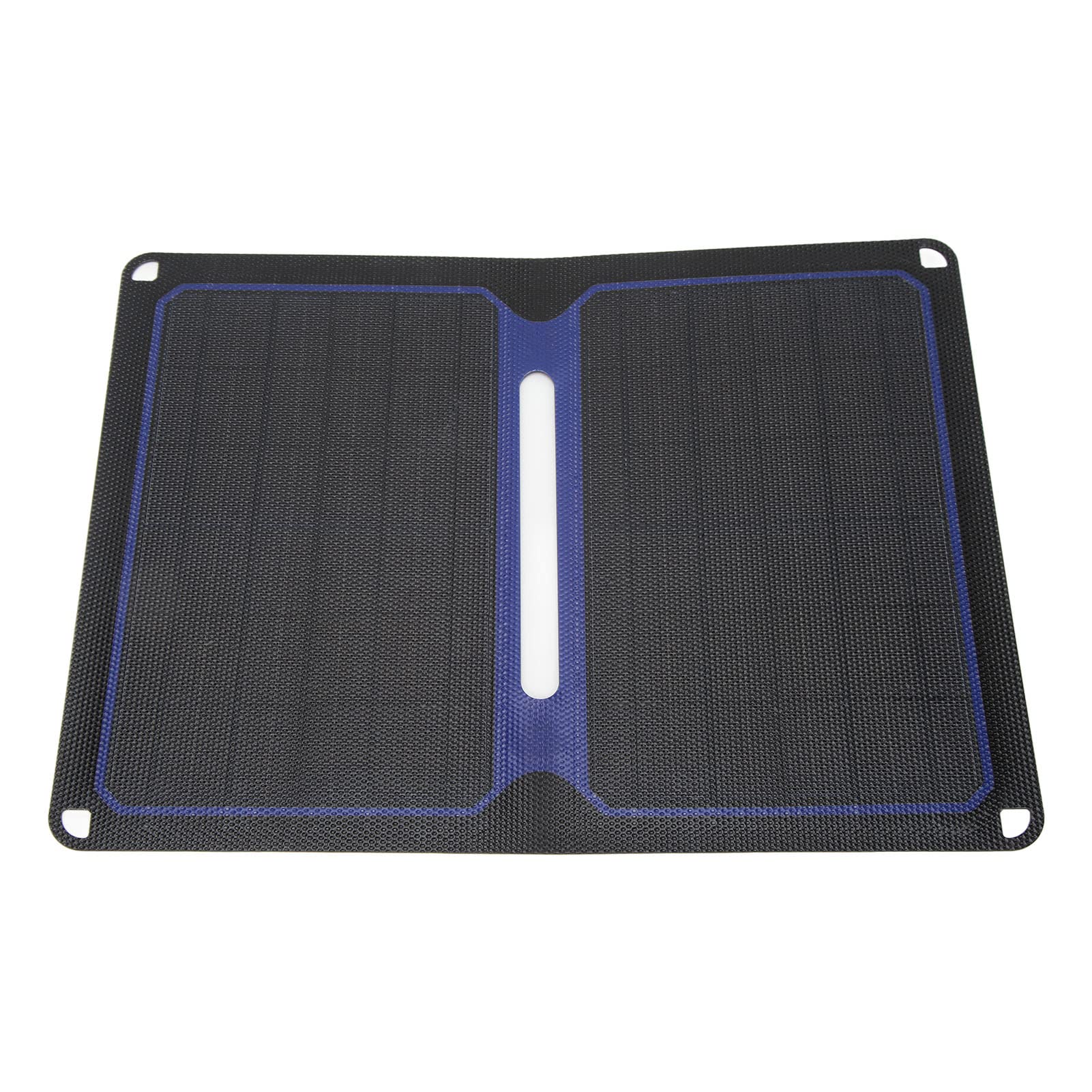 Omabeta Cargador de Panel Solar 14W Portátil e Impermeable para Actividades Al Aire Libre Camping Viajes Monocristalino