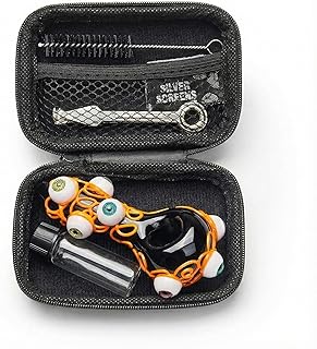 4.15" Tobacco Pipe Set, Collectible Gorgeous Smoking Pipe with Lines and Cool Patterns, Gift