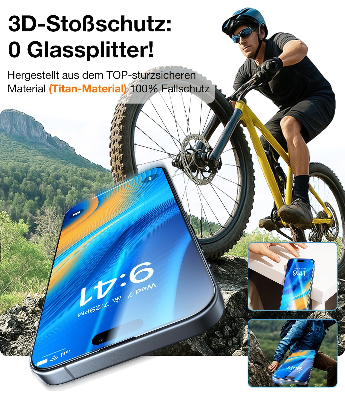 TORRAS für iPhone 17 Pro für Panzerglas [TOP Bruchsicherheit] Schutzfolie für iPhone 17 Pro Folie 9H Tempered Glas [Einfache Installation] Anti-Fingerabdruck,Kompatibel mit Hülle,2 Stück