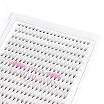 Premade Fans Eyelash Extensions 12D-D-0.07-11 Premade Volume Lash Extensions 320 Fans Pointed Base Fans 0.07 Premade Volume Fans C D Curl(12D-D-0.07-11)