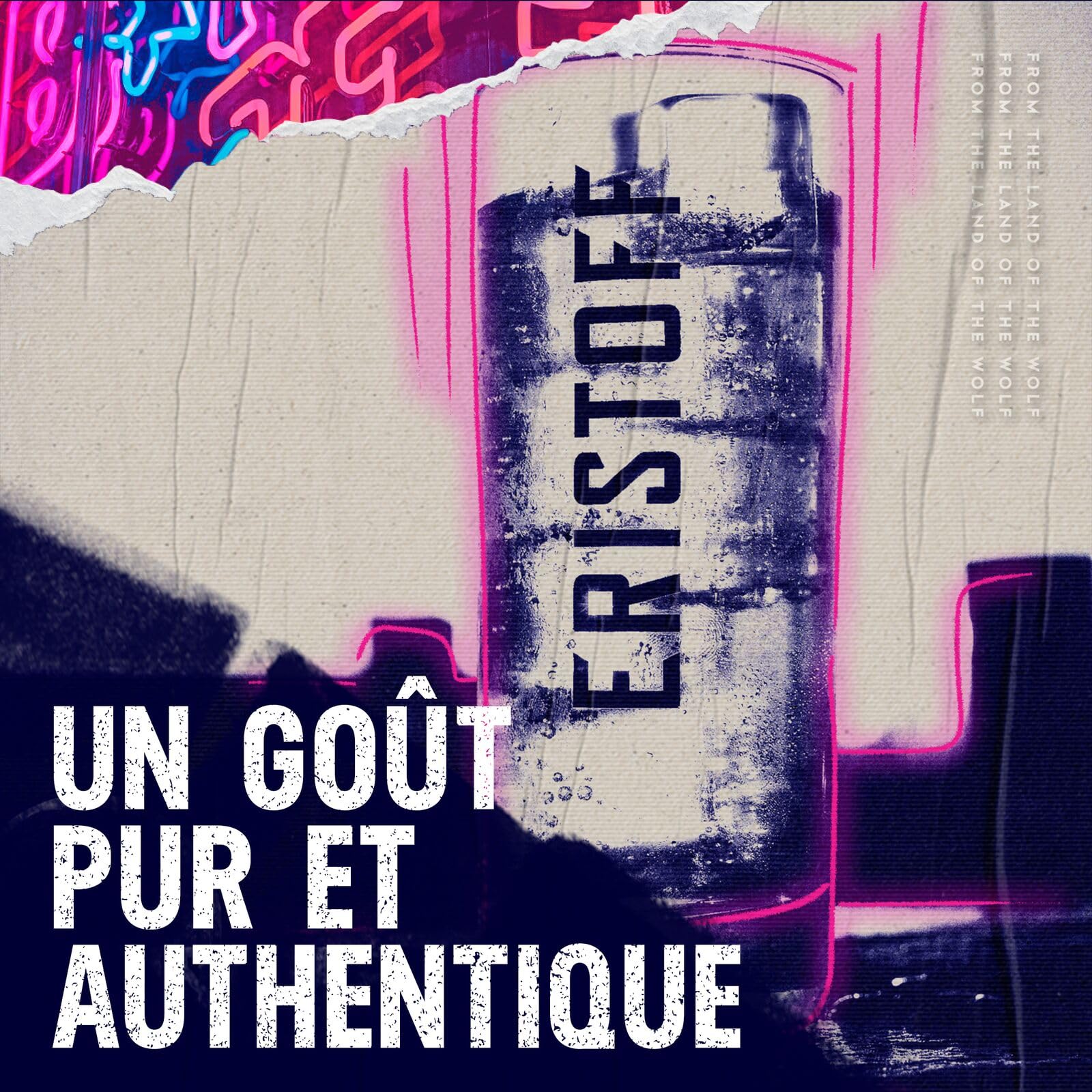 ERISTOFF Liqueur Pink Vodka, 18% Vol, 70cL / 700mL, Spirit Vodka aux Arômes de Fraise Vibrante (Lot de 5)