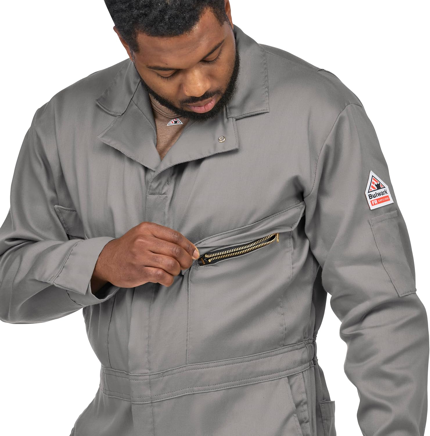 Bulwark FR Men's Lightweight Excel Fr® Comfortouch® Deluxe Coverall