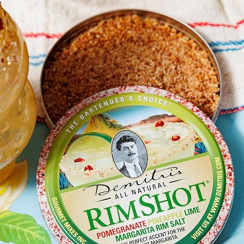 Miniatura 7 de Demitri's RimShot, sal de borde de Margarita, lata de 4 onzas