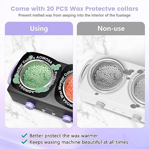 Miniatura 58 de Calentador de cera individual profesional eléctrico calentador de cera para depilación, olla de cera grande, parafina, piel facial, cuerpo, spa