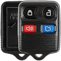 Vista 1 de keylessoption sólo el caso Keyless Entry Remote Key Fob Shell, Negro