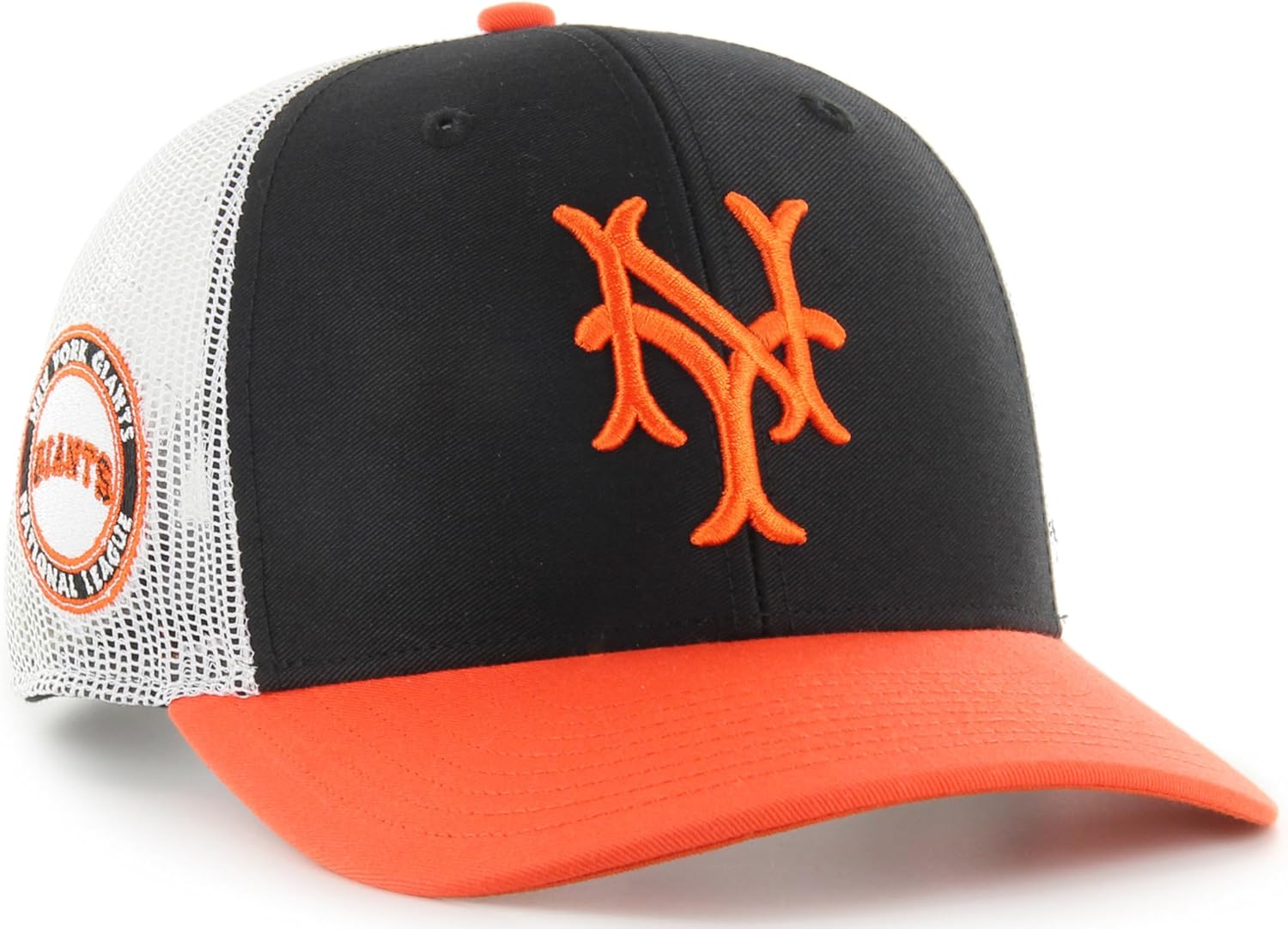 47 MLB Homerun Cooperstown Adjustable Snapback Mesh Trucker Hat, Adult One Size Fits All