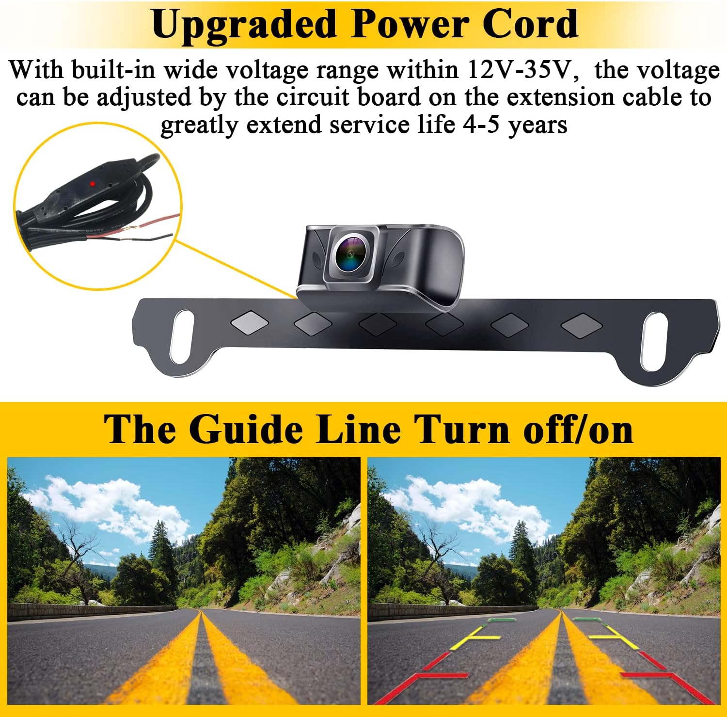 Blасk Frіdау - 70% оƒƒ Wireless Backup Camera for Truck Car HD 1080P Bluetooth Rear View Camera 5 Inch Split/Full Monitor Reverse Camera System Support Add 2nd License Plate Cameras/RV Cameras - AMTIFO A6