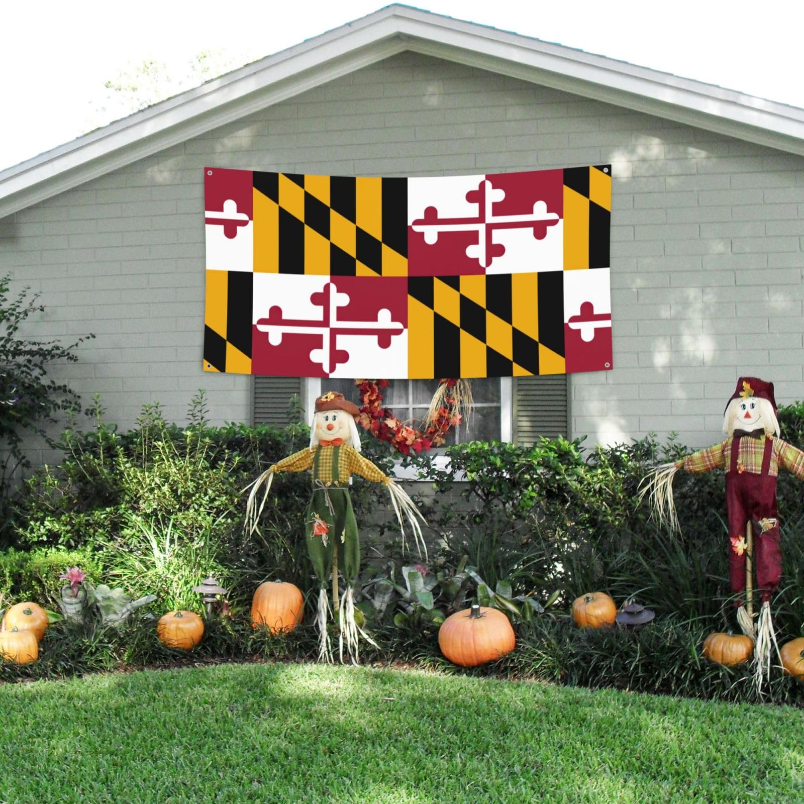 Bandera del estado de Maryland para decoración de fiesta, divertida pancarta de cumpleaños, adecuada para fiestas y eventos temáticos