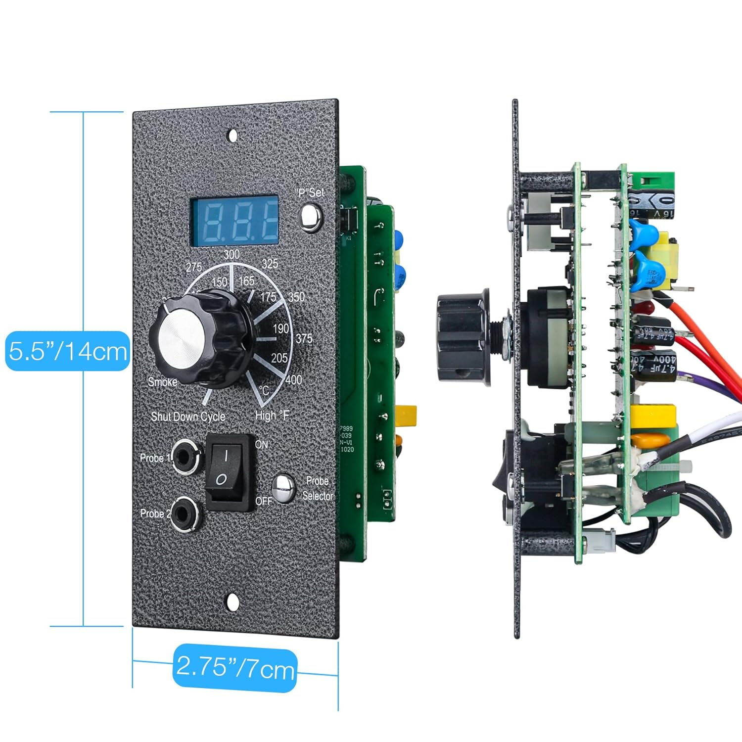 Pellet Grill Controller for Traeger Control Panel Replacement Parts Rtd Temperature Sensor Thermometer Probe Digital Thermostat Board BBQ Somker Accessories