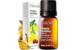 Gya Labs Happy Holiday Essential Oil Blend: Celebrate with Festive Fragrance