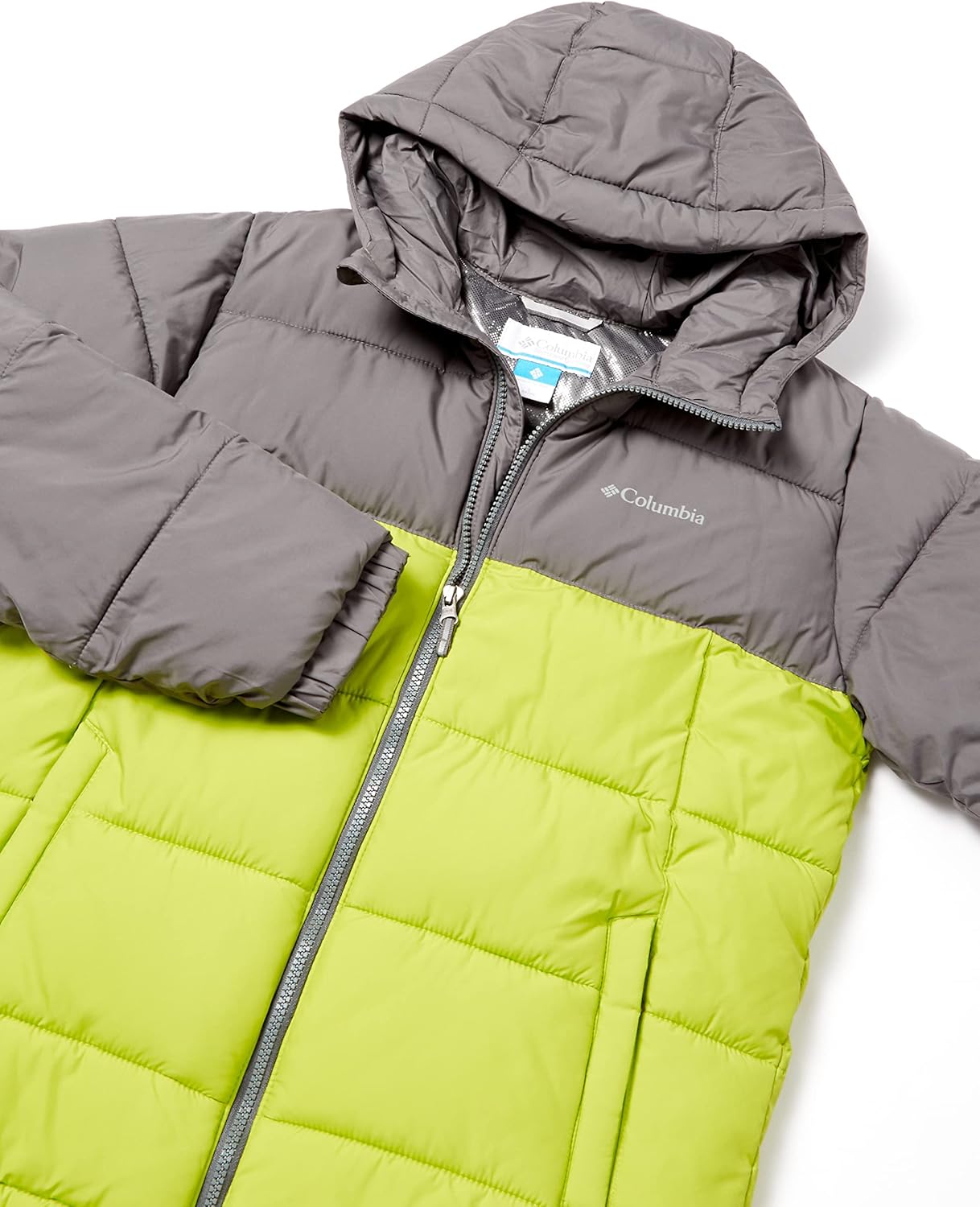 Columbia 子ども用フード付きジャケット グレー/イエロー Amazon | [コロンビア] KIDS パイクレイク ジャケット WY0028 キッズ