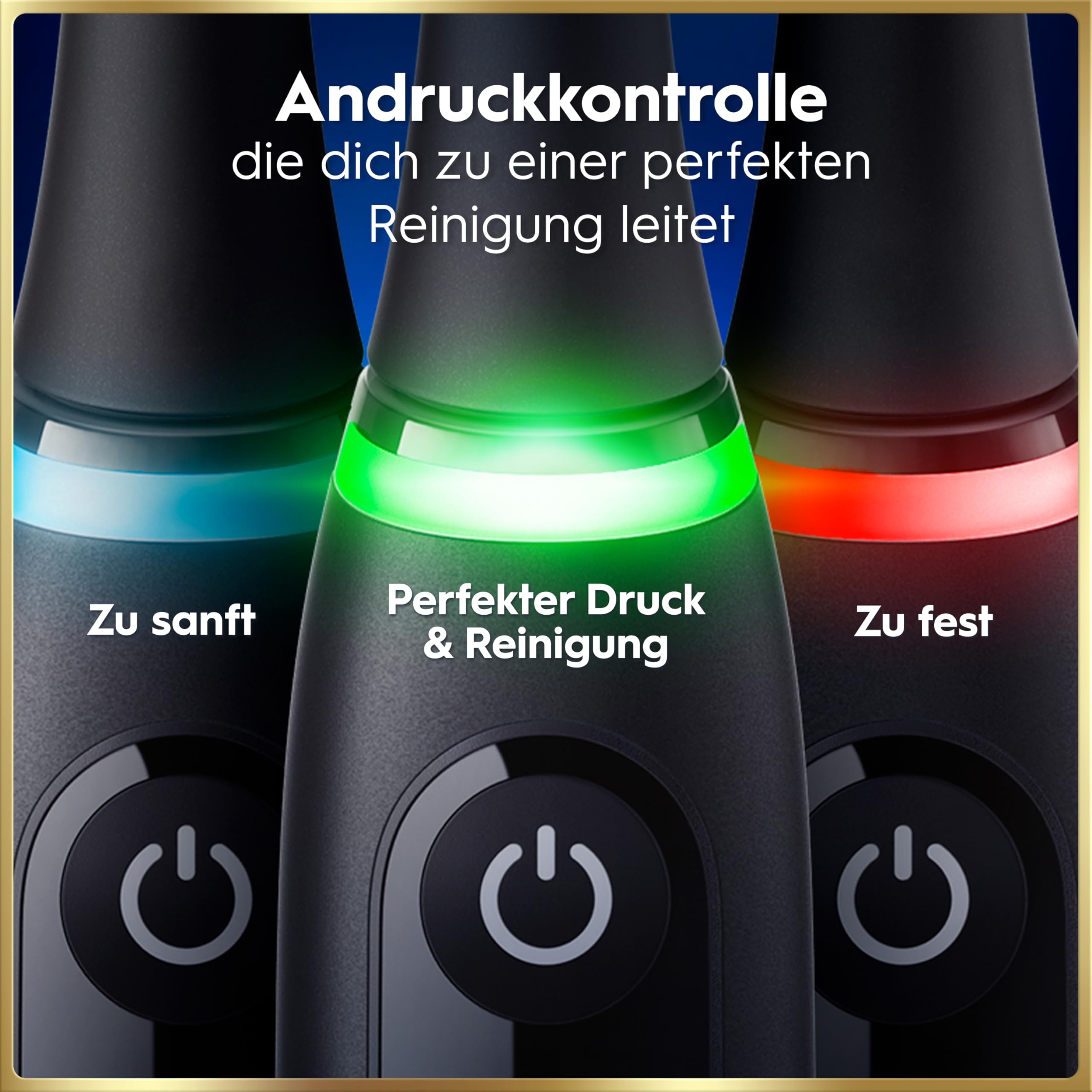 Oral-B iO Series 9 Elektrische Zahnbürste — Electric Toothbrush, Inkl. 3 Aufsteckbürsten — 7 Modi für Zahnpflege, CHIP Testsieger (11/25), Designed by Braun, Schwarz