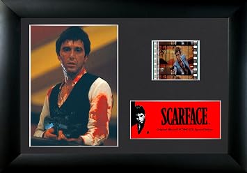 Friends Scarface Tony Montana Say Hello My Little FilmCell | Framed film cell collectible | Wall, shelf or office display | Friends fan gift