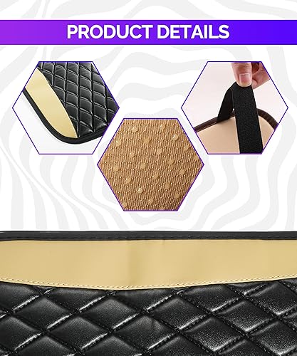 Miniatura 6 de RACOONA Almohadilla para consola central, almohadilla universal para consola central de automóvil, accesorios de automóvil, funda de consola central