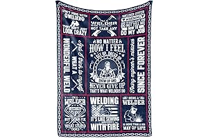 Welder Gifts for Men, Throw Blanket for Welders for Christmas, Birthday - 50" x 65"