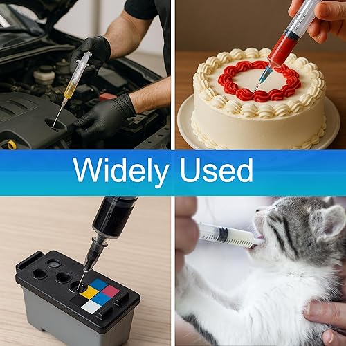 Miniatura 15 de Paquete de 12 jeringas Luer Lock de 0.1 fl oz con jeringas estériles selladas individualmente