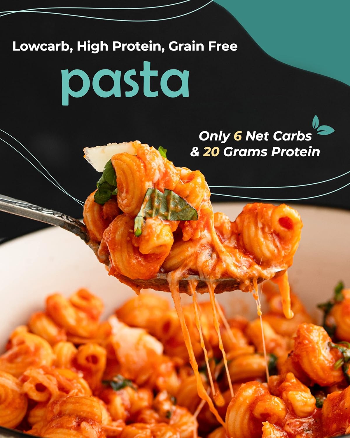Buy Kaizen Low Carb Pasta High Protein, Keto Friendly, Plant Based