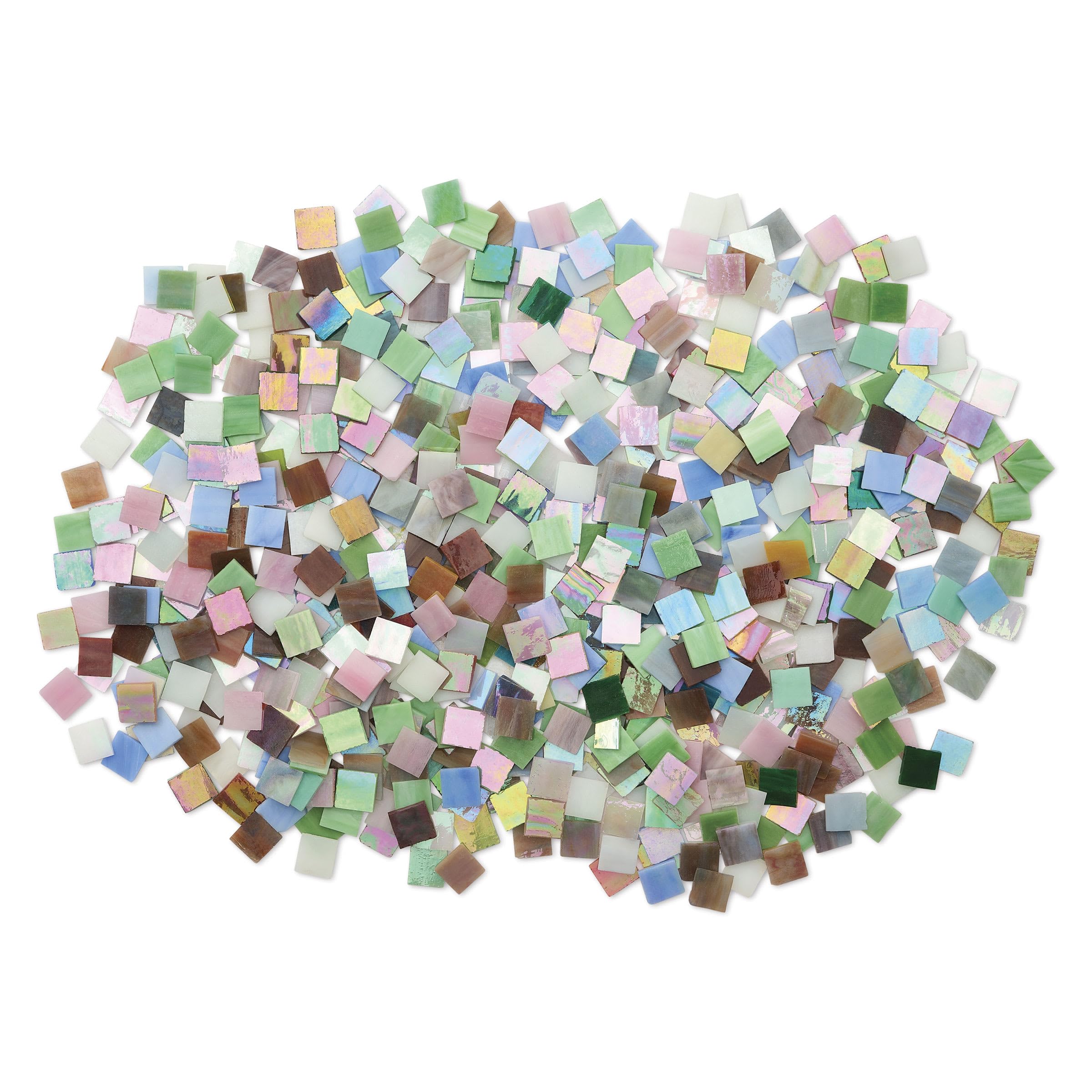 Iridized Stained Glass Chip Assortment - 4 Lb-image-44