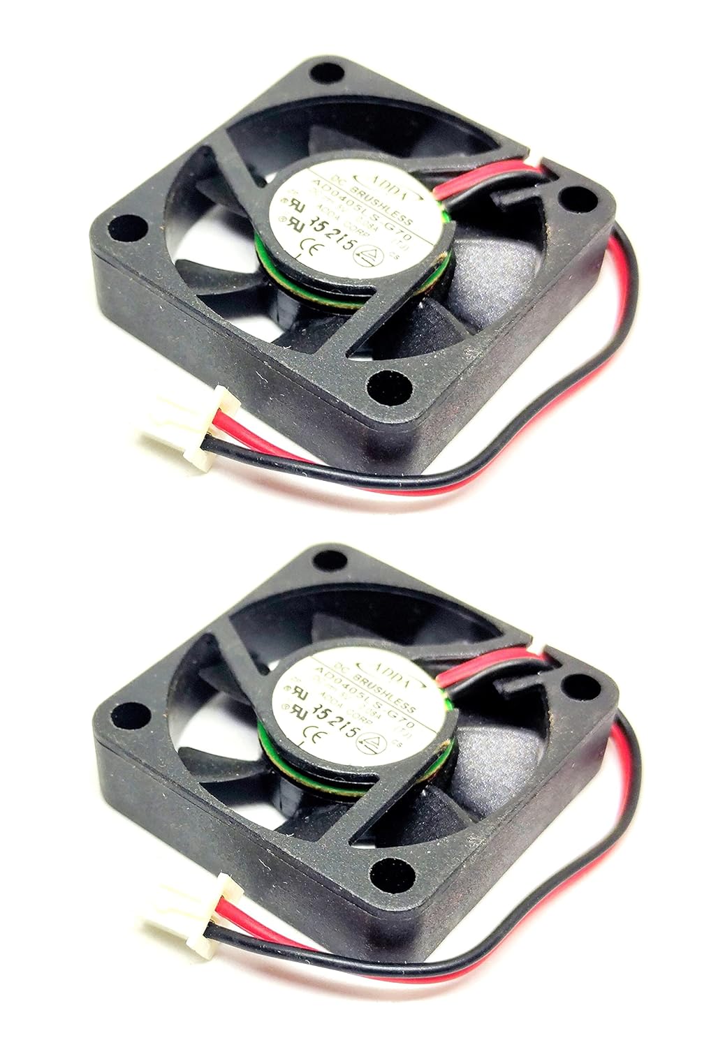 INVENTO 2Pcs 5V DC 40x40x10mm 4010 Cooling Fan Brushless motor sleeve bearing For Robotics CPU Cooler Radiator Fan