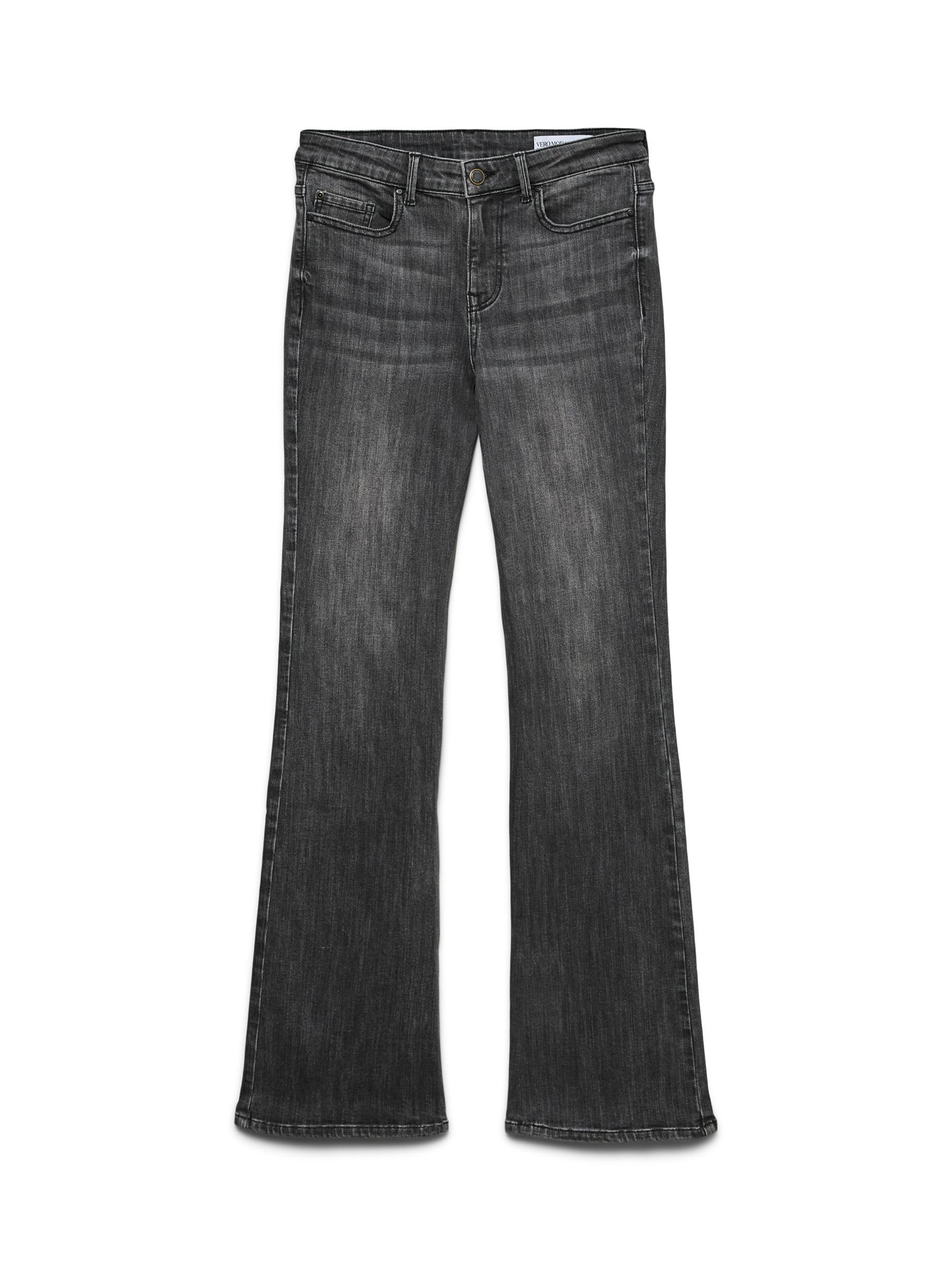 VERO MODA Female Ausgestellt VMFLASH Mid Rise Ausgestellt Jeans