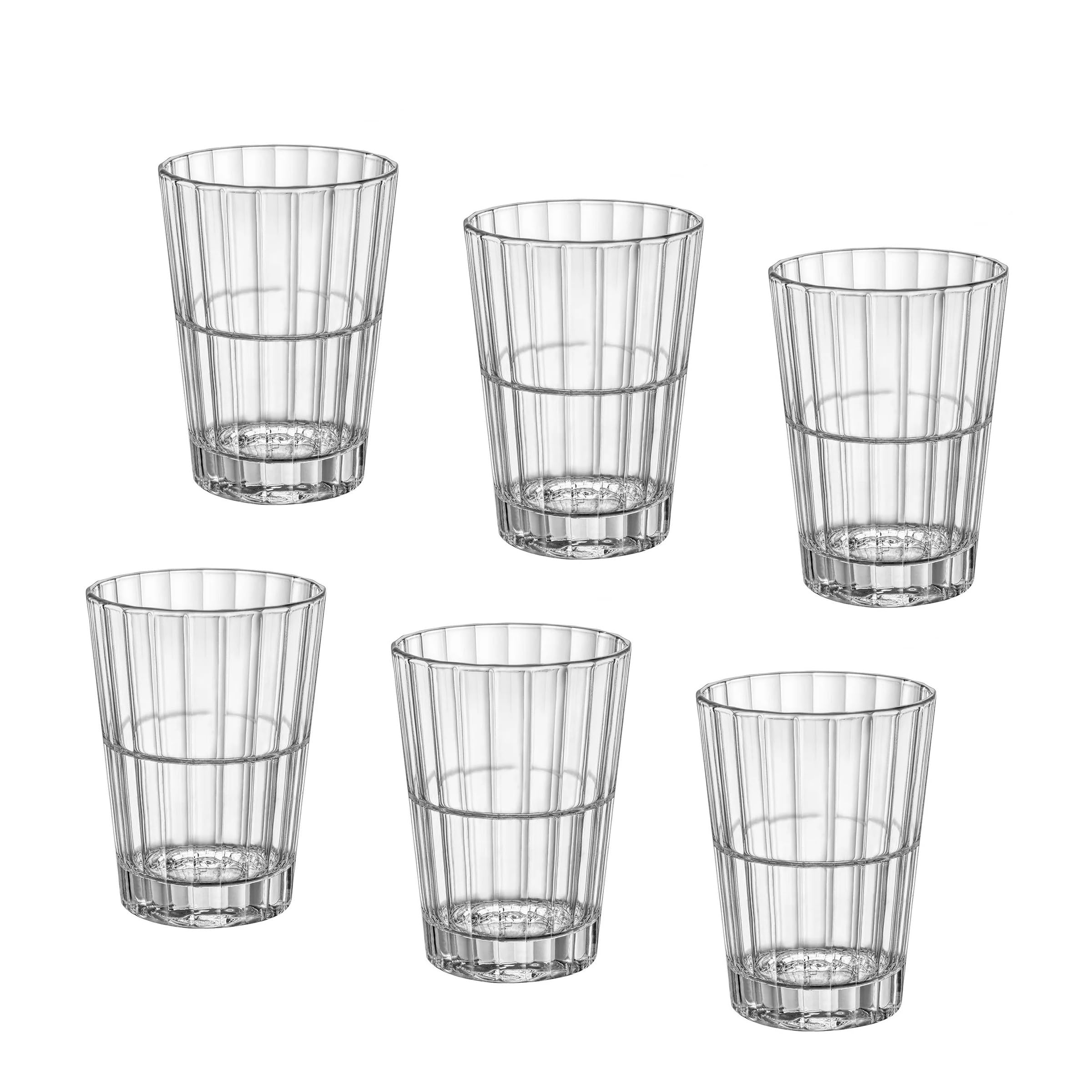 Bormioli Rocco Transparent Oxford Bar 1.25 Oz. Stackable Shot Glasses, Clear, Set Of 6