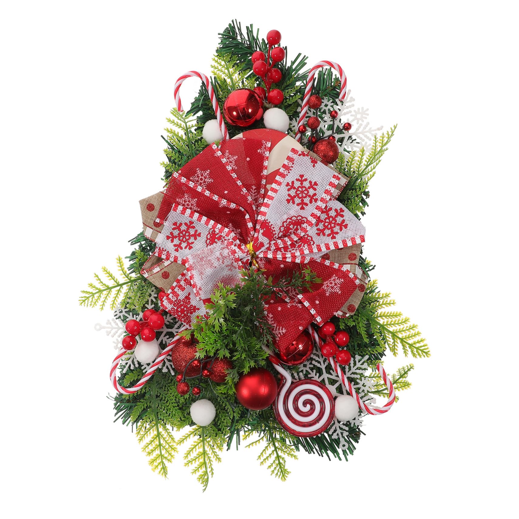 Pendentif Noël décoratif suspendu, ornement de style aléatoire pour porte