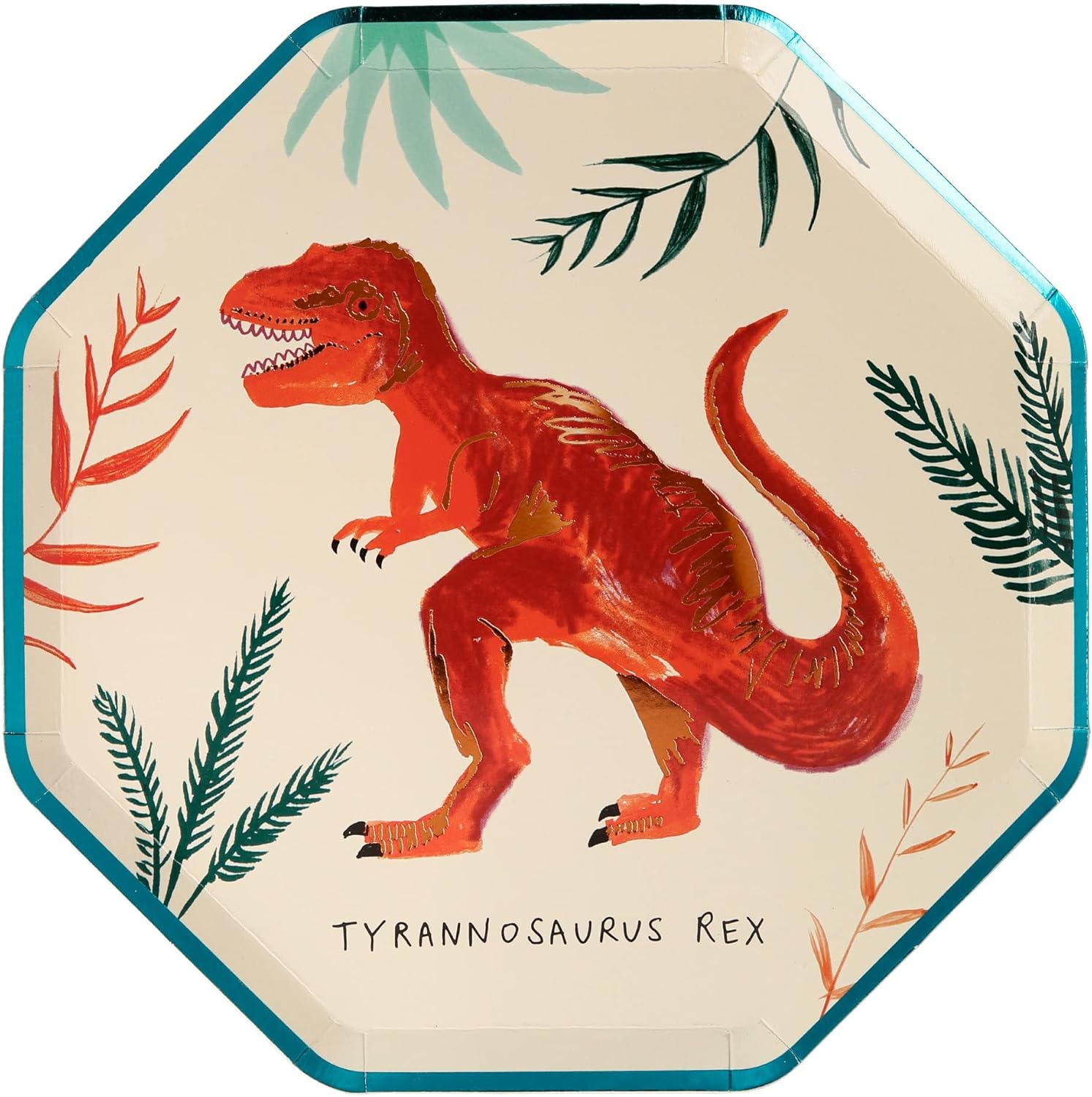 Meri Meri Dinosaur Kingdom Side Plates : Toys & Games