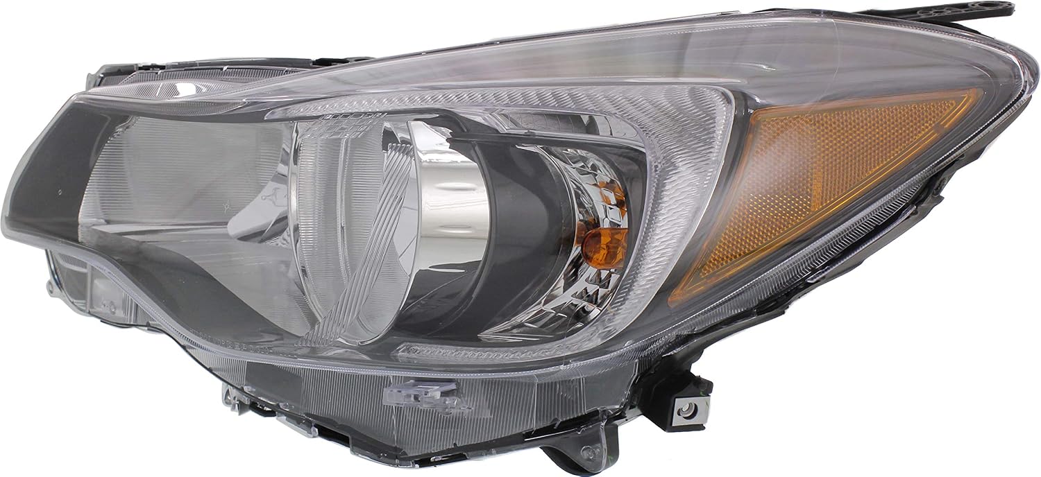Compatible with 15-16 Impreza Front Halogen Headlight Headlamp Head Light Lamp with Bulb Left Driver Side