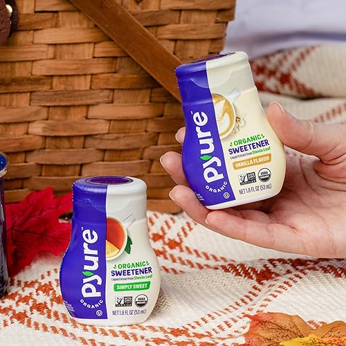Miniatura 7 de Pyure Líquido orgánico stevia gotas dulcificante simplemente dulce 18 onza líquida