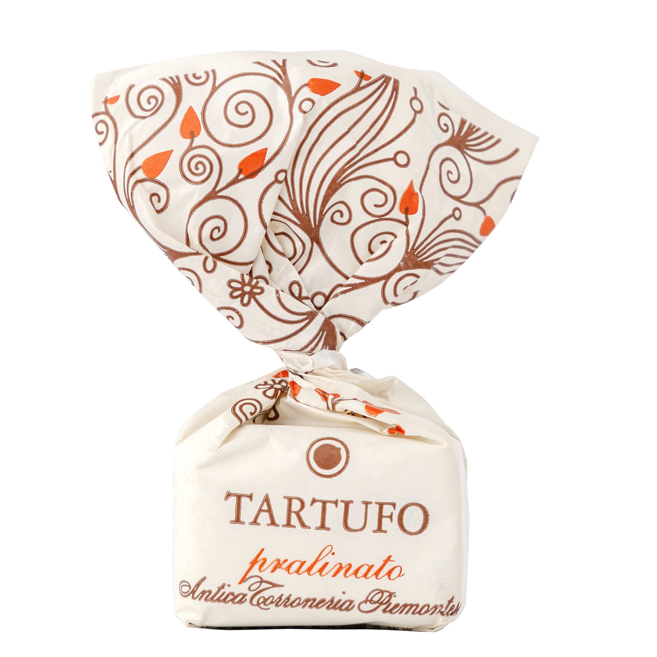GUSTONE. Tartufi dolci pralinato | 70 Stück je 14g | Antica Torroneria Piemontese | Trüffel-Praline Zartbitterschokolade und Torrone Stückchen | 1kg Großpackung als Geschenk