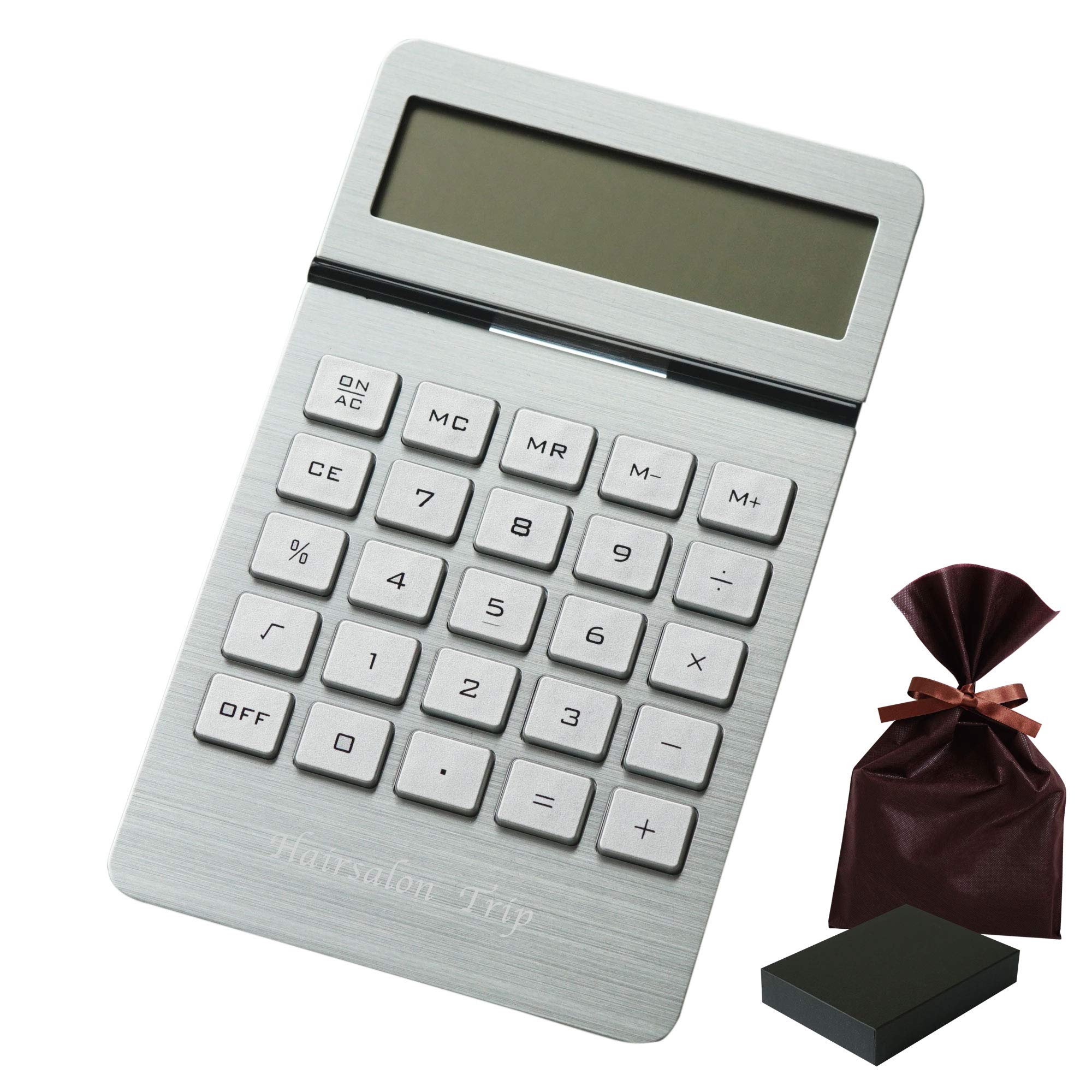 Amazon.co.jp: きざむ 名入れ アルミ製電卓 ギフト 贈り物